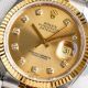 Swiss Grade Copy Rolex Oyster Perpetual Datejust 36mm Watch eta2836 Champagne Dial with Diamond (2)_th.jpg